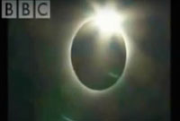 Une étoile de David dans l'éclipse