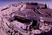 Magnifique vue du Kotel