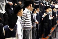 Chorale d'enfants particulièrement chaleureuse