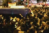 Rav Ovadia - Le cortège sur le chemin du cimetière