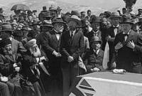 Winston Churchill en Érèts Israël en 1921
