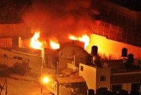 Des émeutiers palestiniens ont mis le feu au tombeau de Yossef