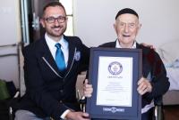 Le doyen juif de l'humanité a célébré sa Bar Mitsva cette semaine à l'âge de 113 ans !