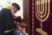 Allumage du grand Rabbin pour la Shoah