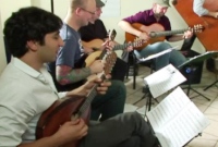 Un orchestre de mandolinistes juifs