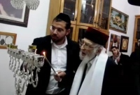 La 'Hanoukia du doyen des rabbins du Maroc
