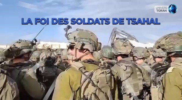 La foi des soldats de Tsahal