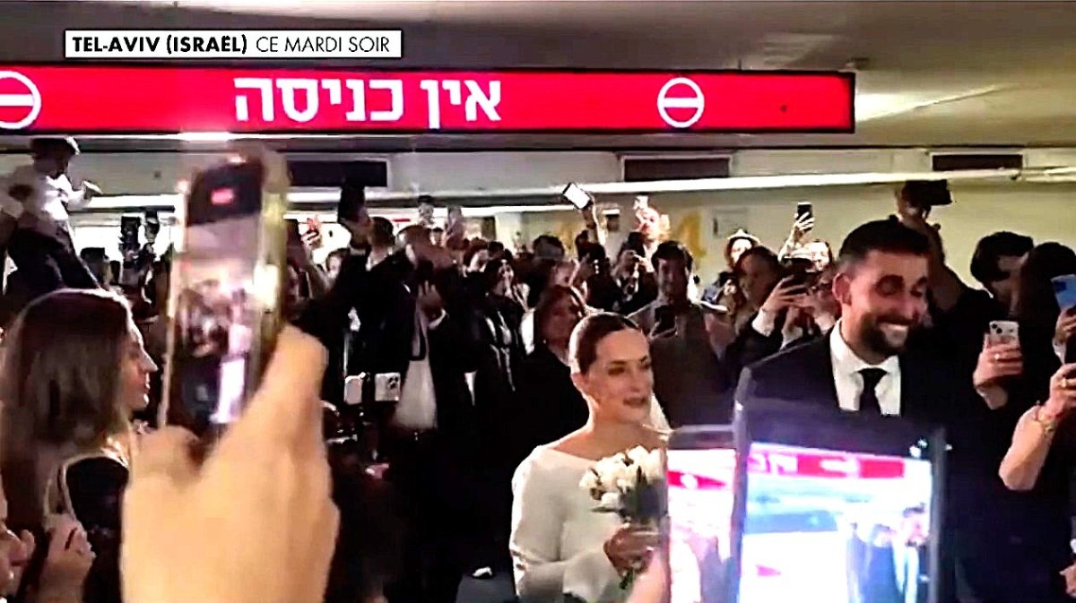 Mariage israélien tellement émouvant dans un parking