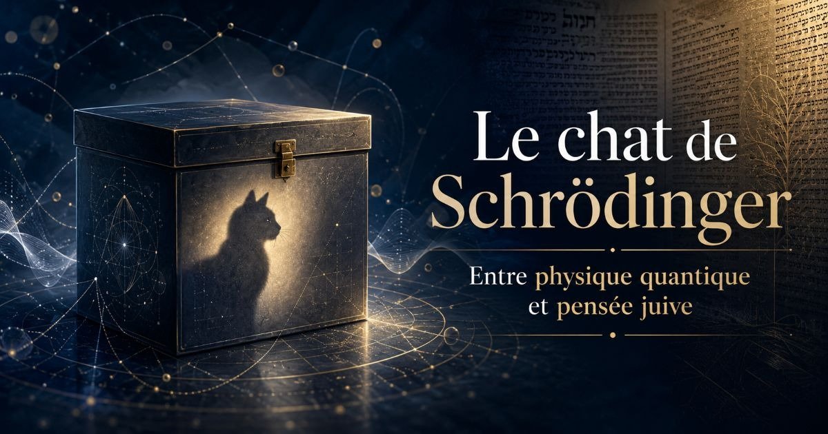 Le chat de Schrödinger : entre physique quantique et pensée juive