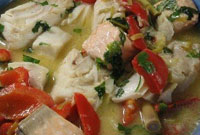 Manger du poisson avec du lait