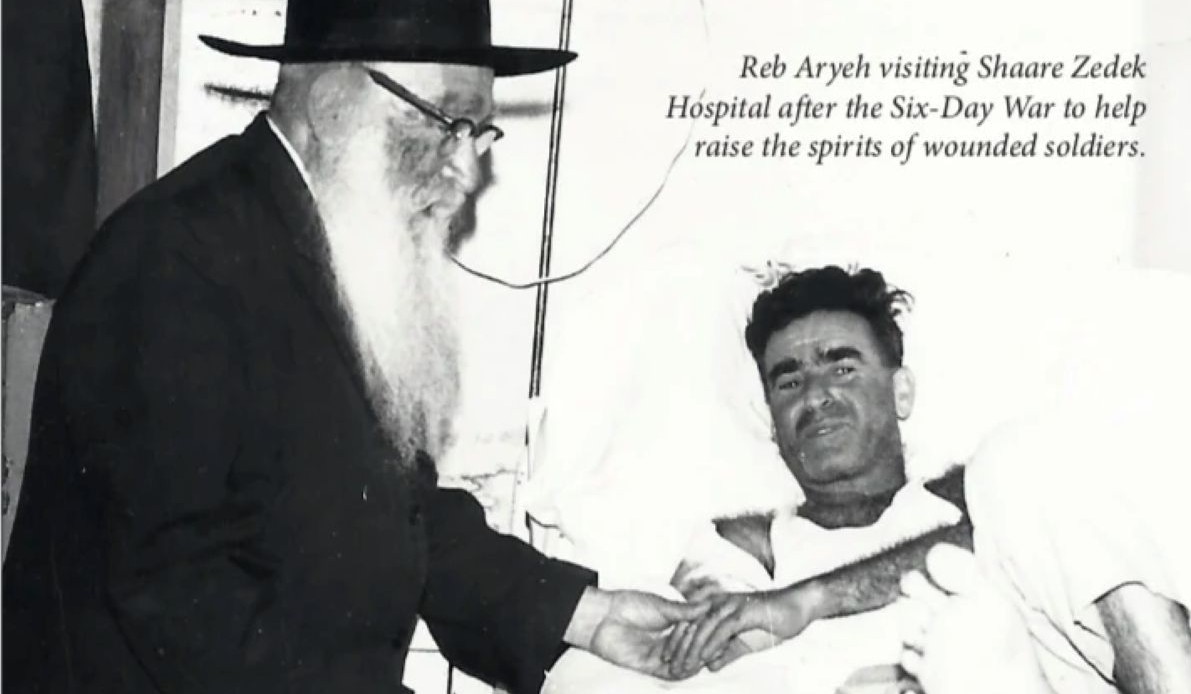 Rav Aryeh Levin, rend visite aux malades pendant la guarre des six jours