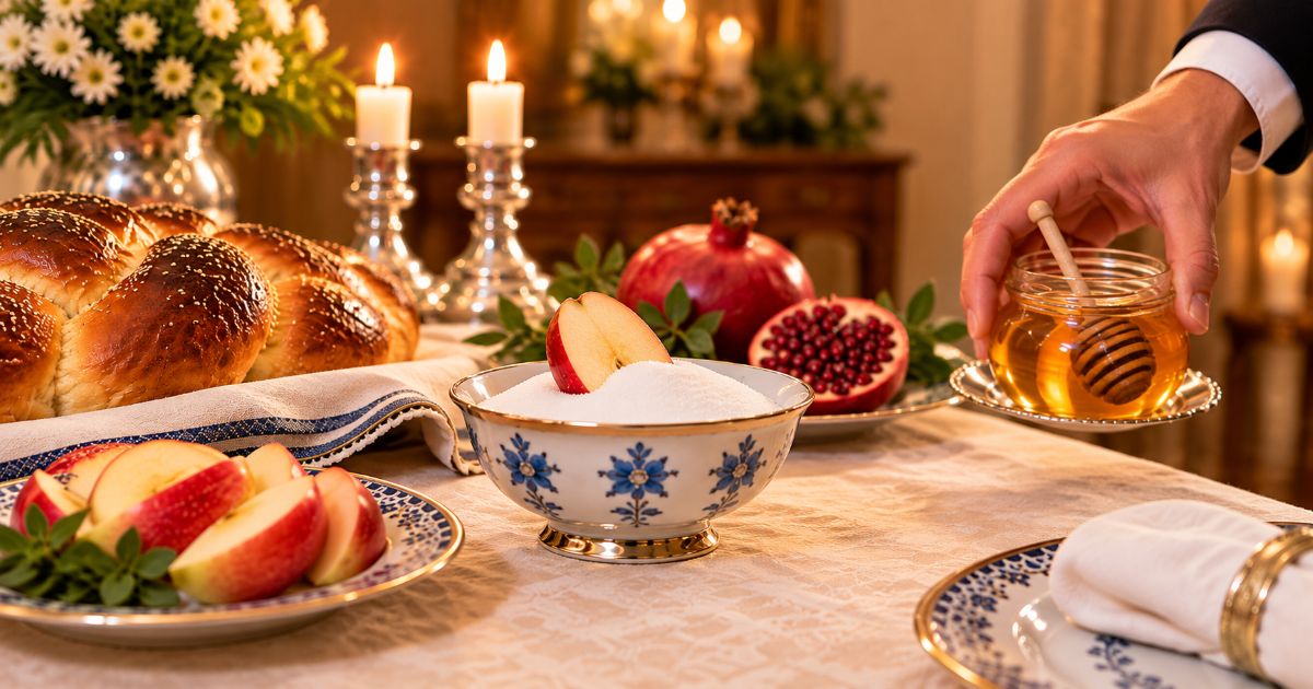 La table de fete avec du sucre mais sans miel