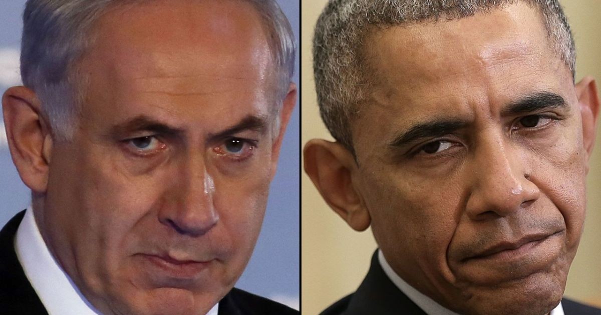 Natanyahou face à Obama.
