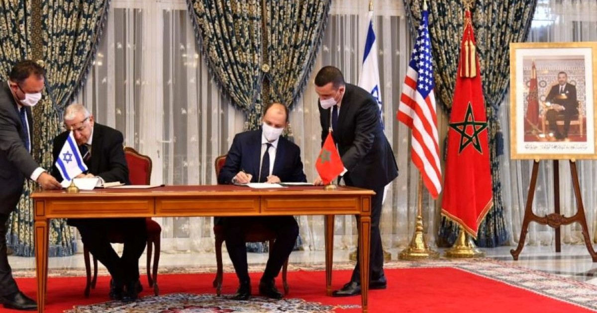 Signature de la déclaration conjointe entre le Maroc, Israël et les États-Unis au Palais royal de Rabat