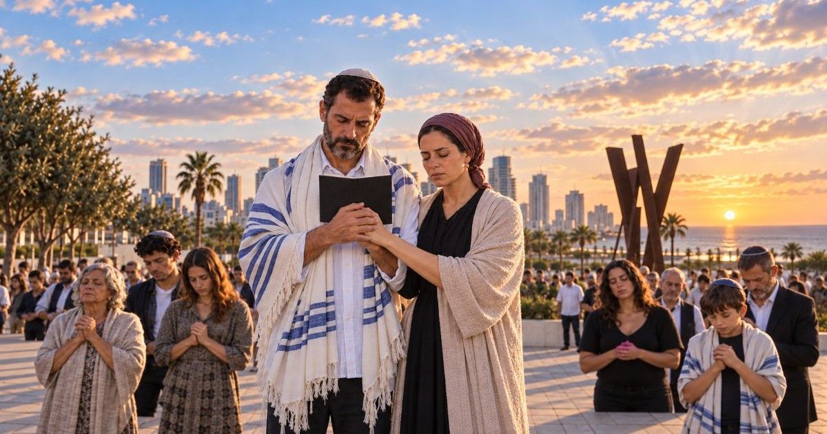 Prière de Yom Kippour sur la place des Otages à Tel-Aviv en 2026