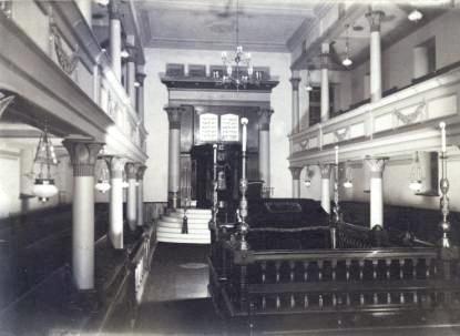Intérieur de la Synagogue Spanish portugaise, Montréal