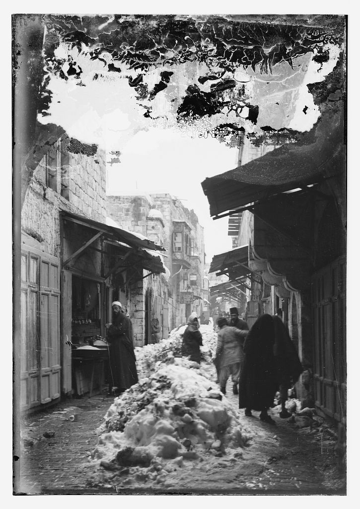 19. Jérusalem sous la neige - 1921.