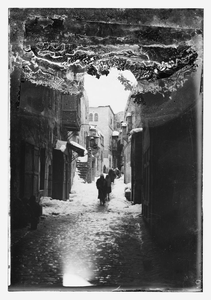 22. Jérusalem sous la neige - 1921.