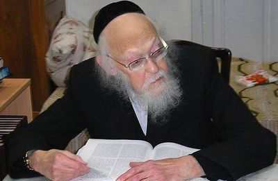 Détérioration de l'état de santé du Rav Eliyashiv