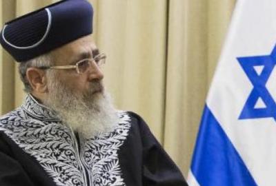 L'avis du Grand Rabbin d'Israël et de la Torah ne comptent pas !
