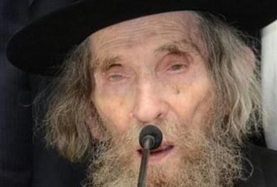 Rav Steinman : " La venue du Machiah' est imminente "