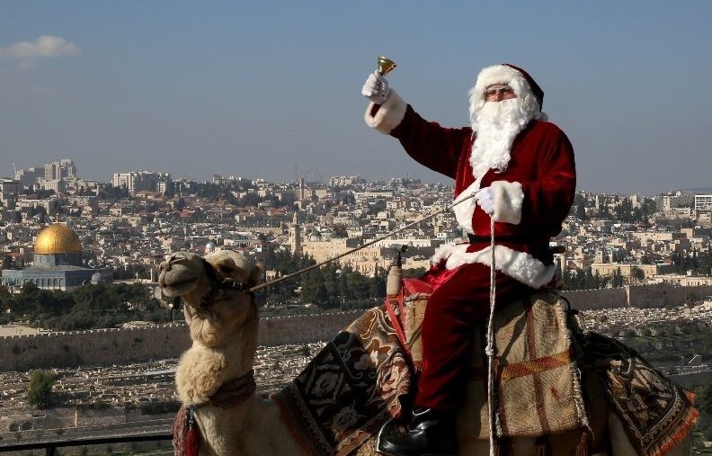 Jérusalem : promenade de Noël destinée aux juifs pratiquants