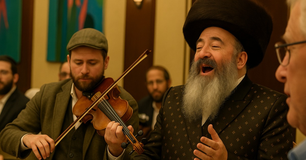 Mélavé Malka avec le Rebbé de Denvers