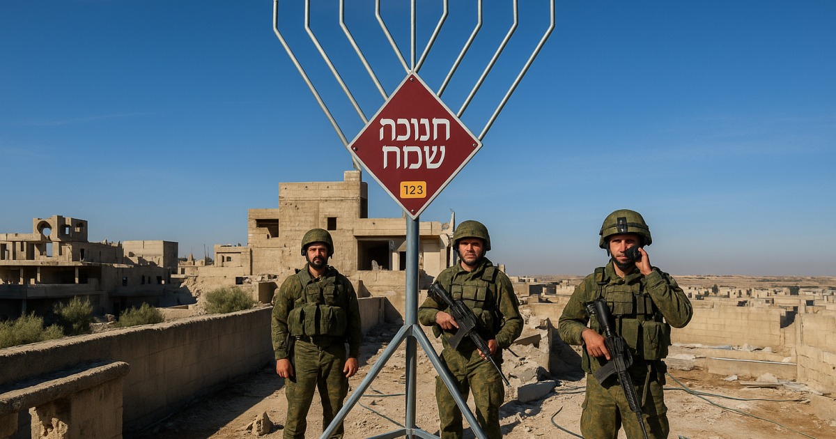 La première 'Hanoukia de Gaza