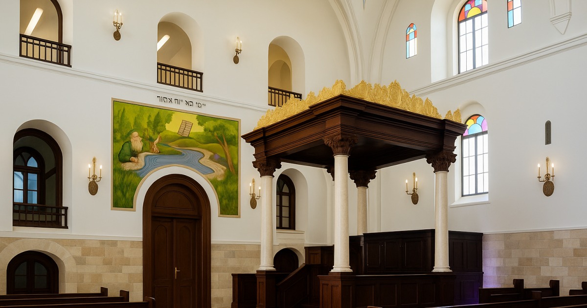 La synagogue de la 'Hourva reconstruite
