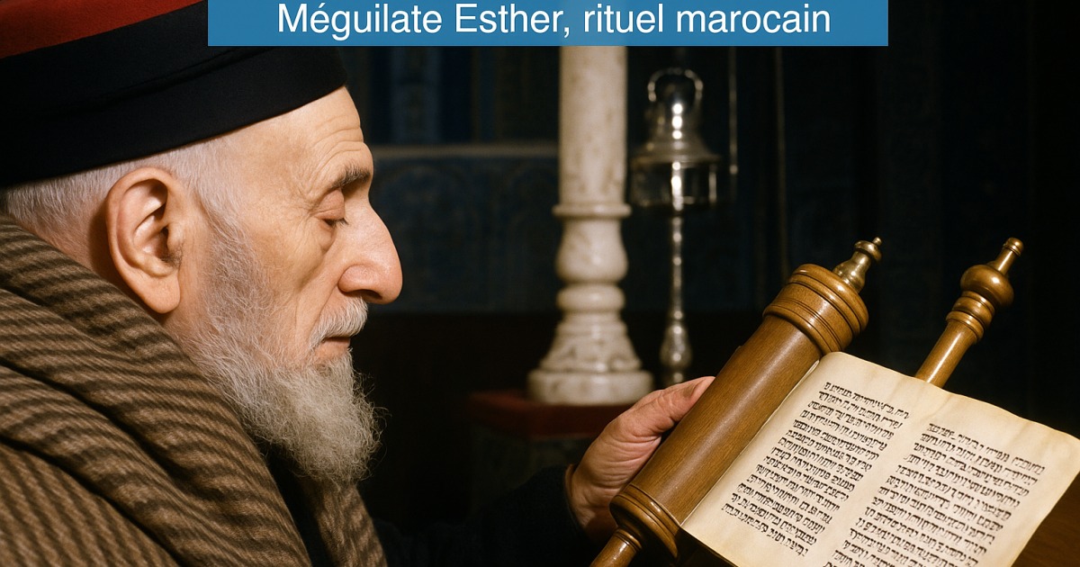 Méguilate Esther, rituel marocain