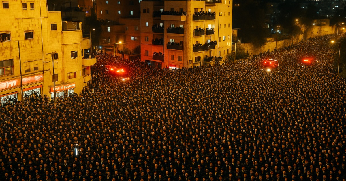 Rav Ovadia - La multitude de la foule