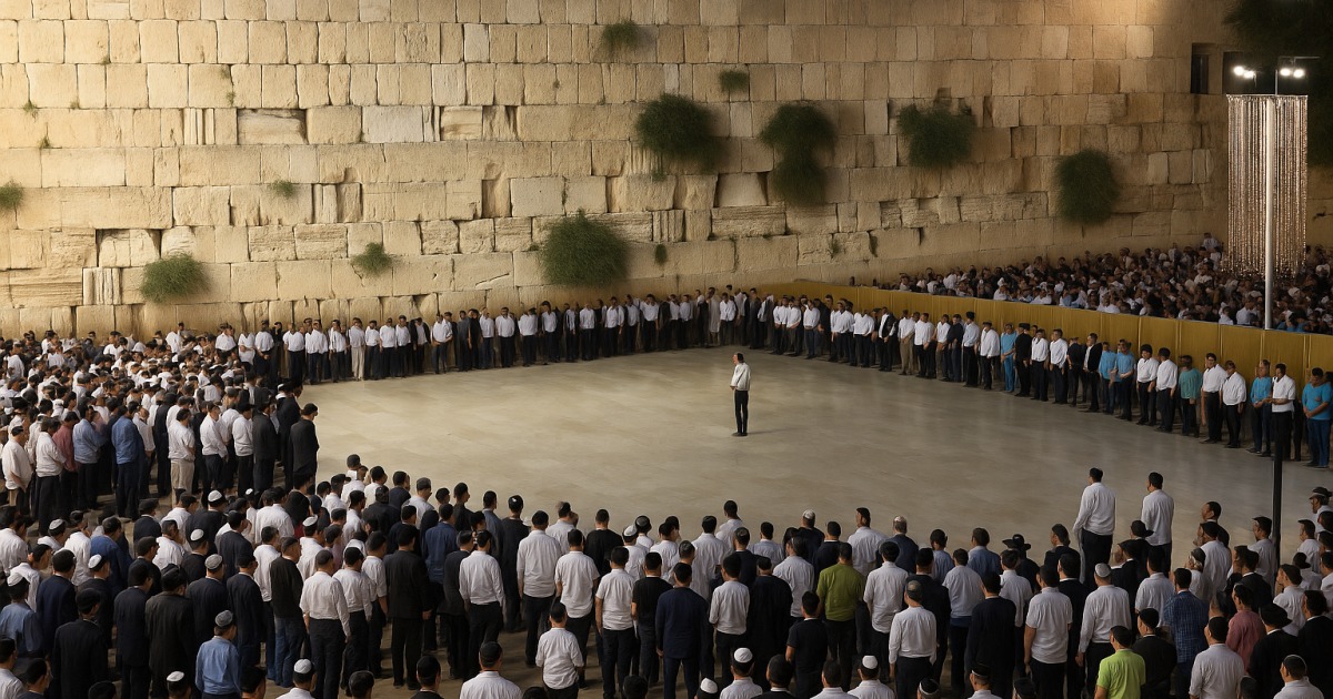 Ani Maamin au Kotel