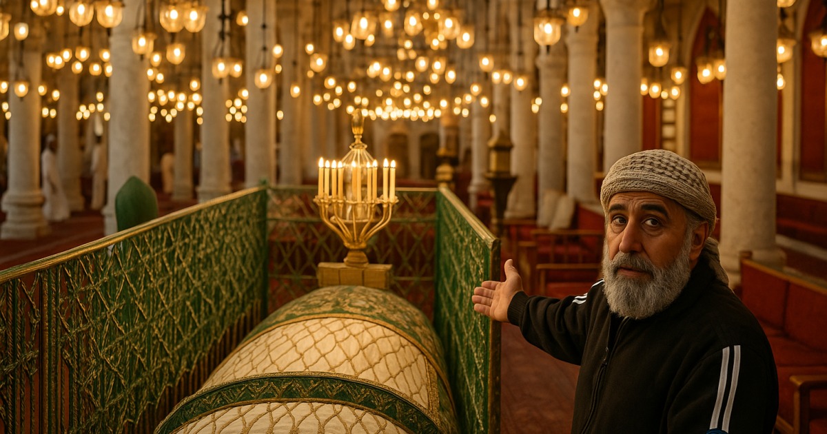 L'antique synagogue Eliyahou Hanavi qui fut détruite par les rebelles islamistes