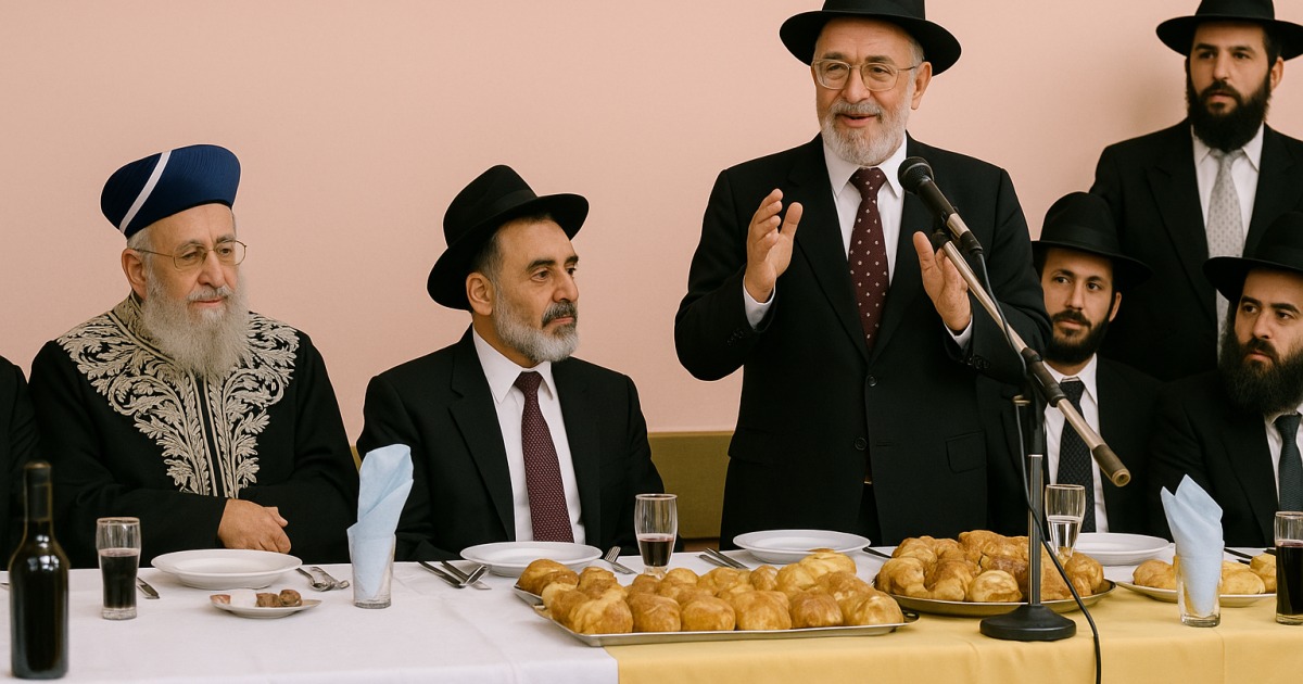 Rare : Les plus grands rabbanim réunis en 1987