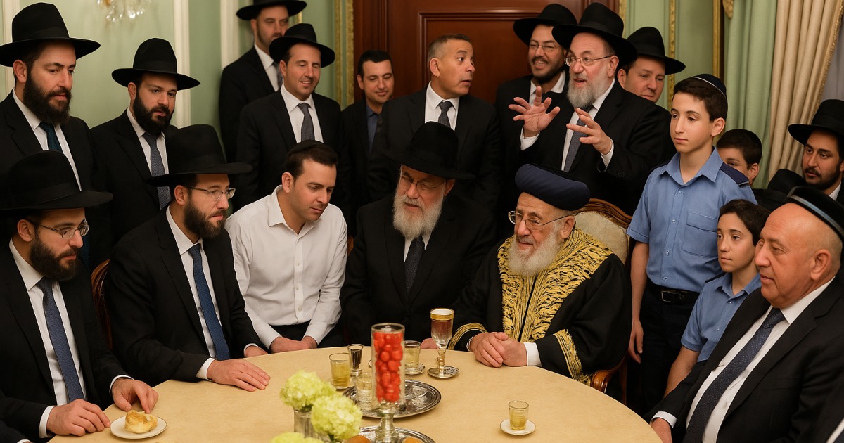 Panama : Yaakov Shwekey chez le Grand Rabbin d'Israël