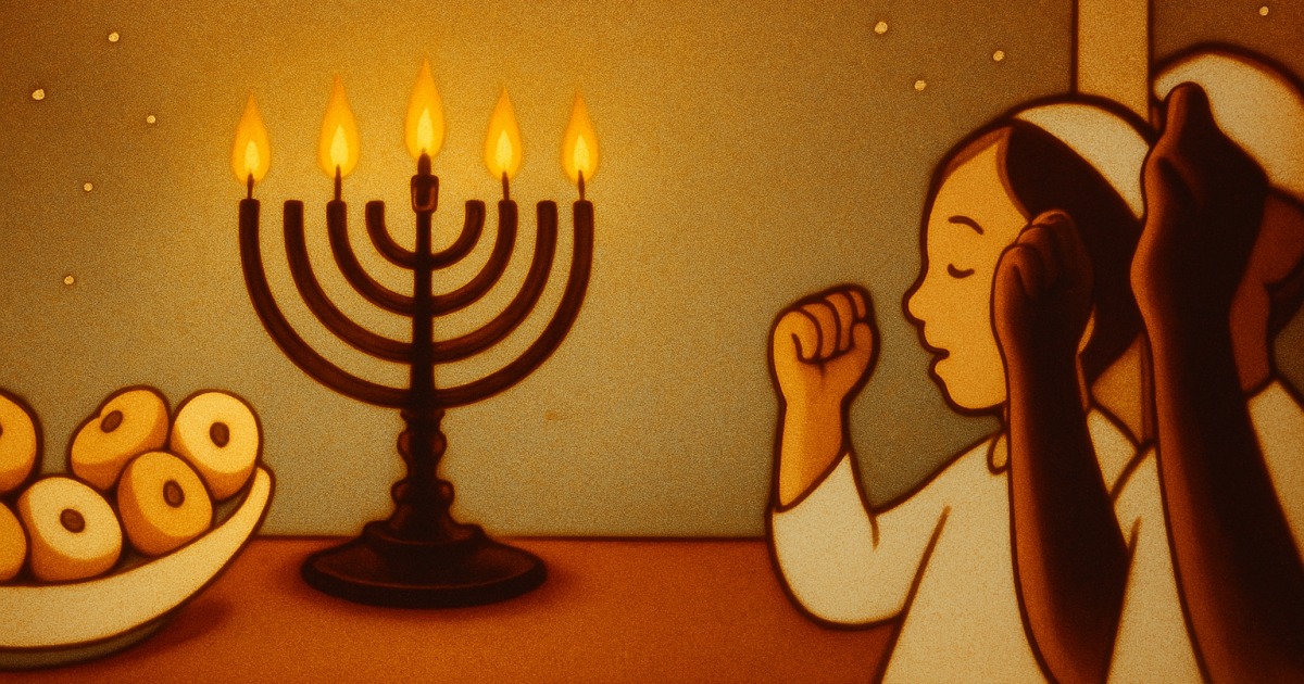'Hanouka : La magie de la Peinture sur sable