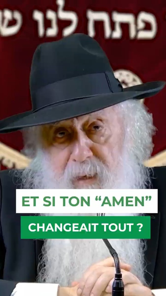 L’importance de répondre Amen - Rav Pinto