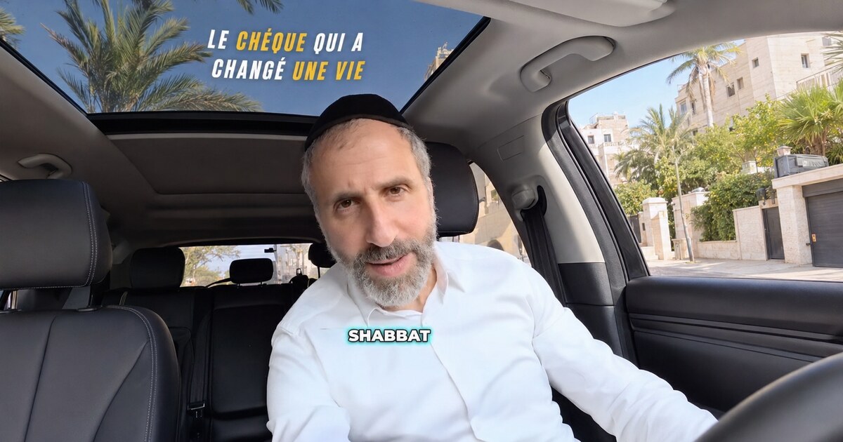 Un chèque qui change une vie-Rav Ichay