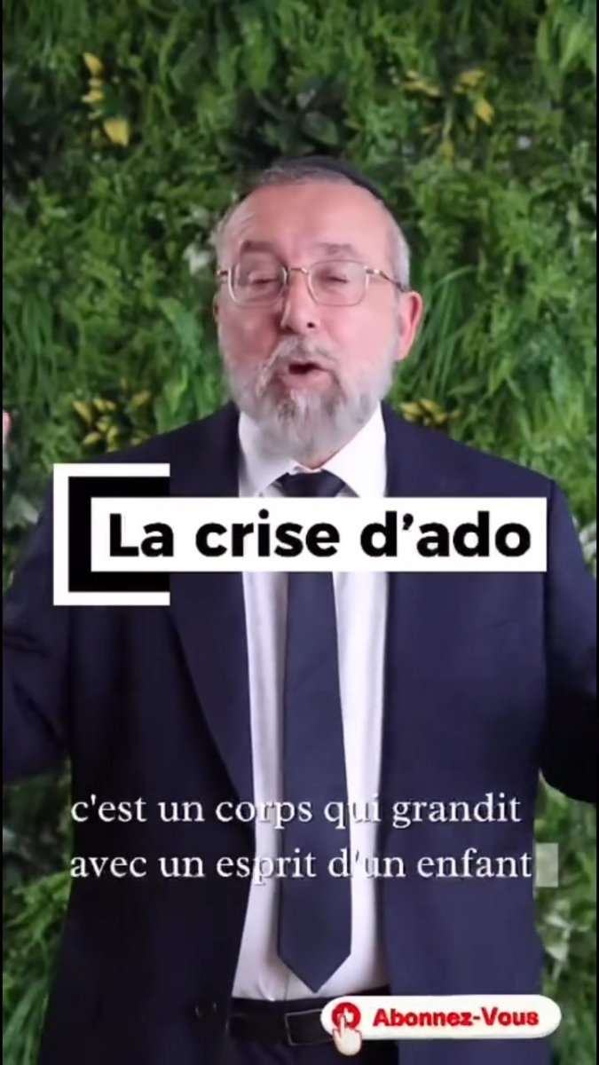 La crise d'ado-Rav Cohen