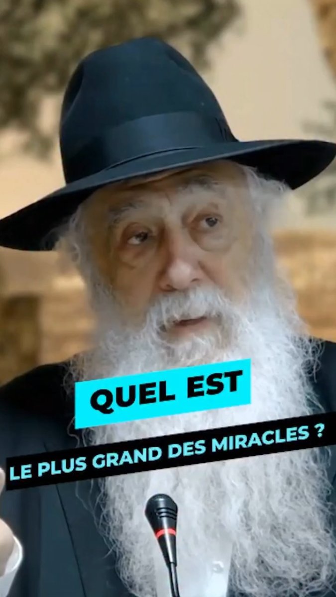 Le plus grand miracle-Rav Pinto