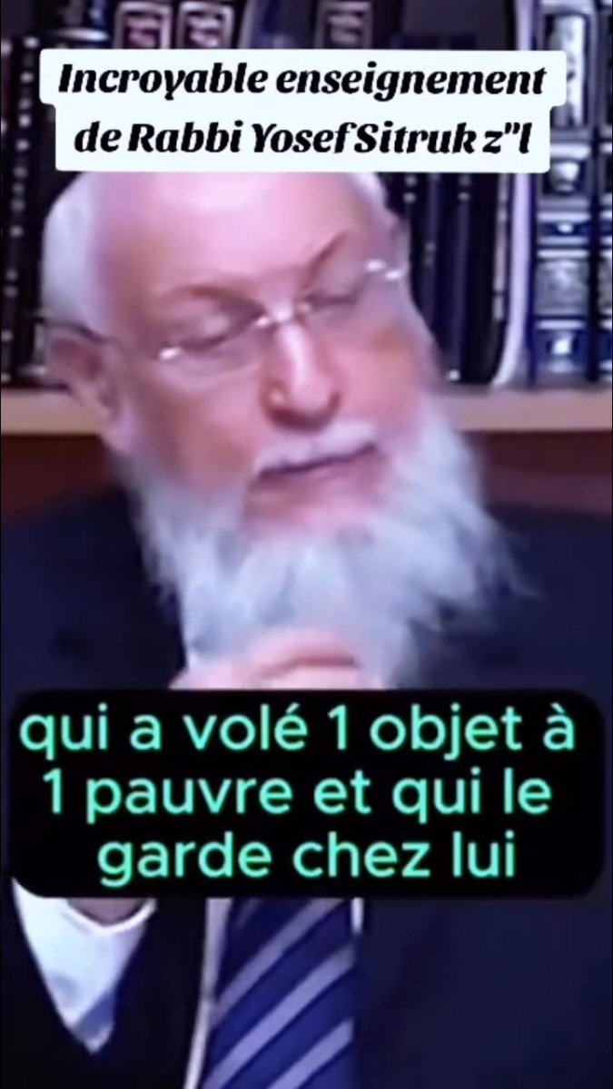 Le voleur-Rav Sitruk