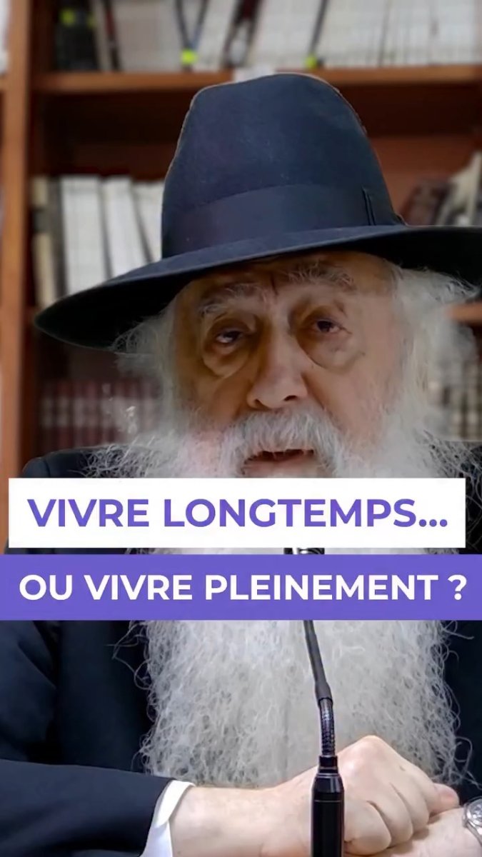 Vivre longtemps-Rav Pinto
