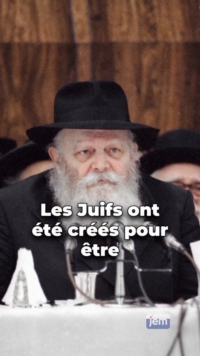 Les juifs, une lumière pour les nations-Le Rabbi