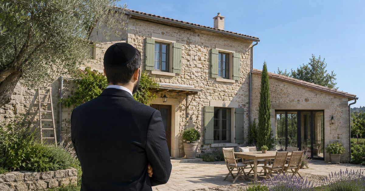 Maison de campagne renovée par le mari