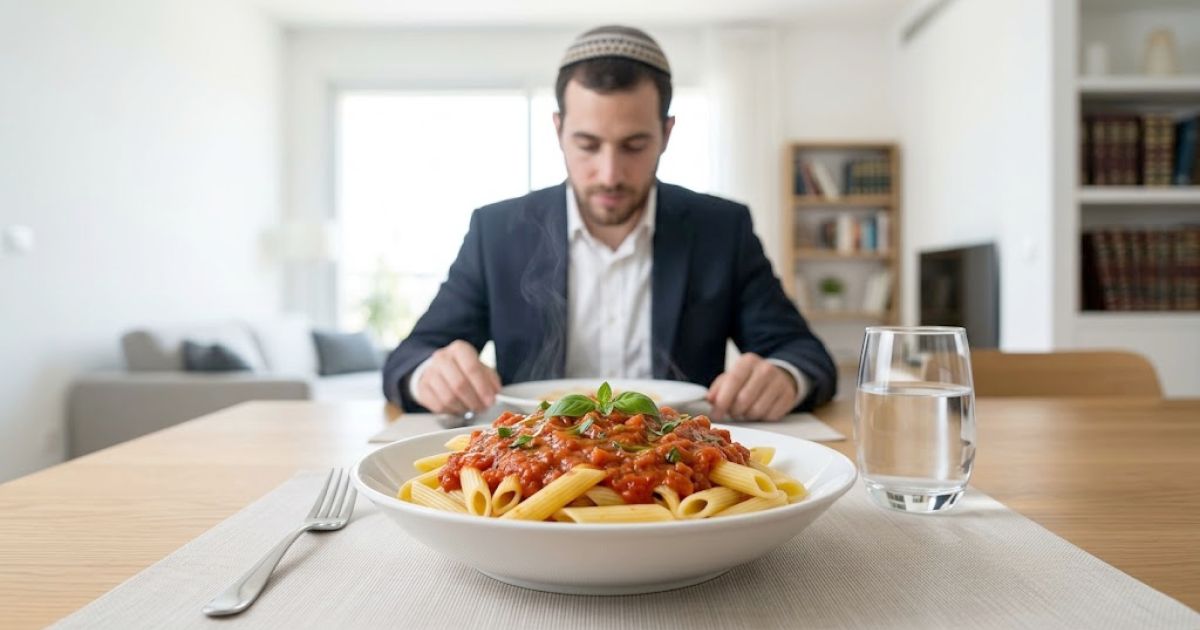 Pâtes à la sauce tomate pour la « Sé'ouda Mafsékèt »