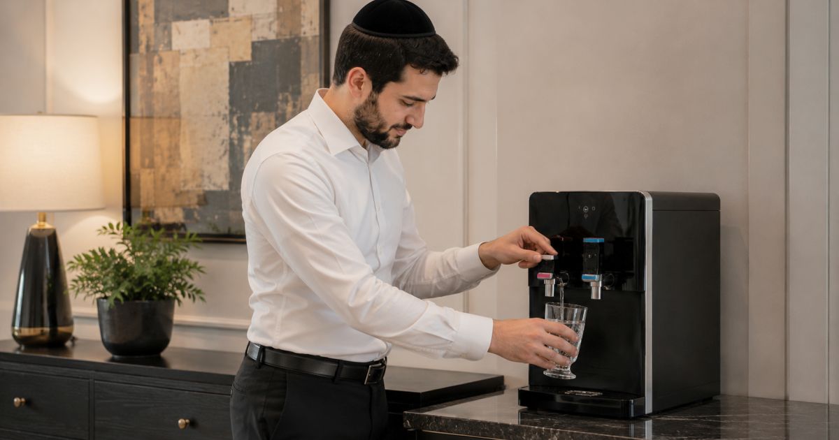 Utilisation de l’eau froide d’un minibar le Chabbate