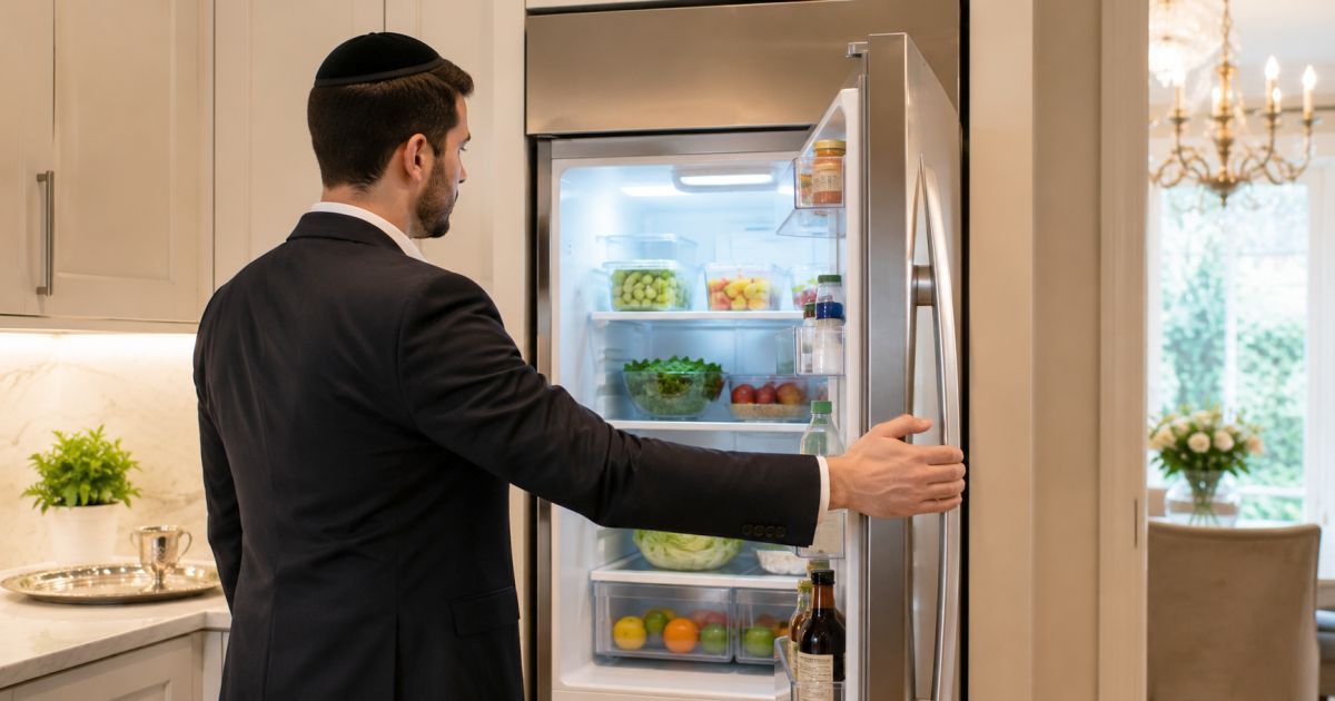 Ouvrir et fermer le frigidaire, le Chabbate