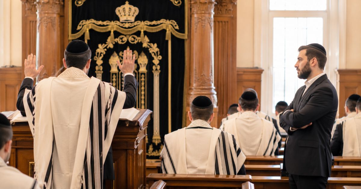 Le Kohèn qui refuse de faire la bénédiction