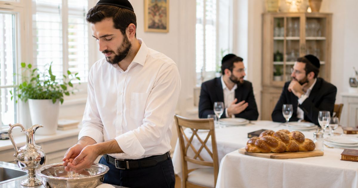 Parler entre "Nétilate Yadaïm" et la consommation du pain