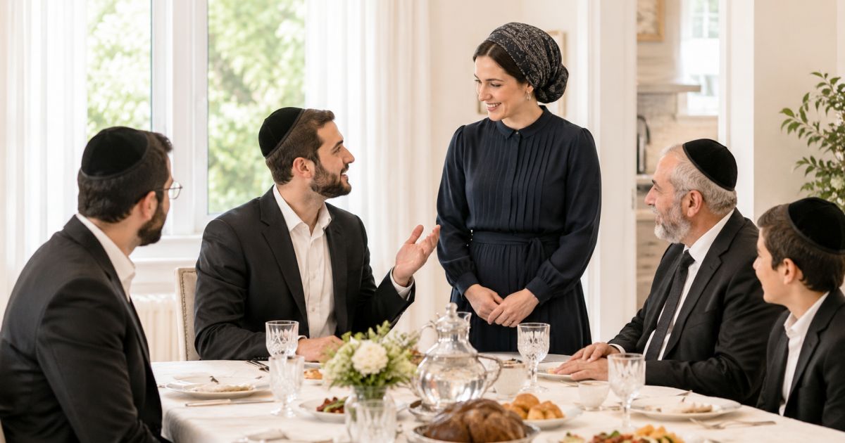 Avec la permission de la maîtresse de maison !